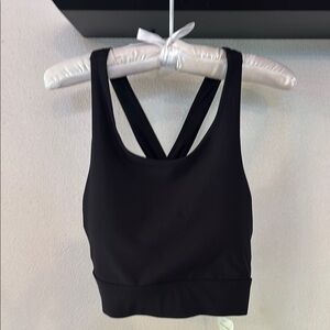 NWT Fabletics No-Bounce High Impact Black Sports Bra Size Small